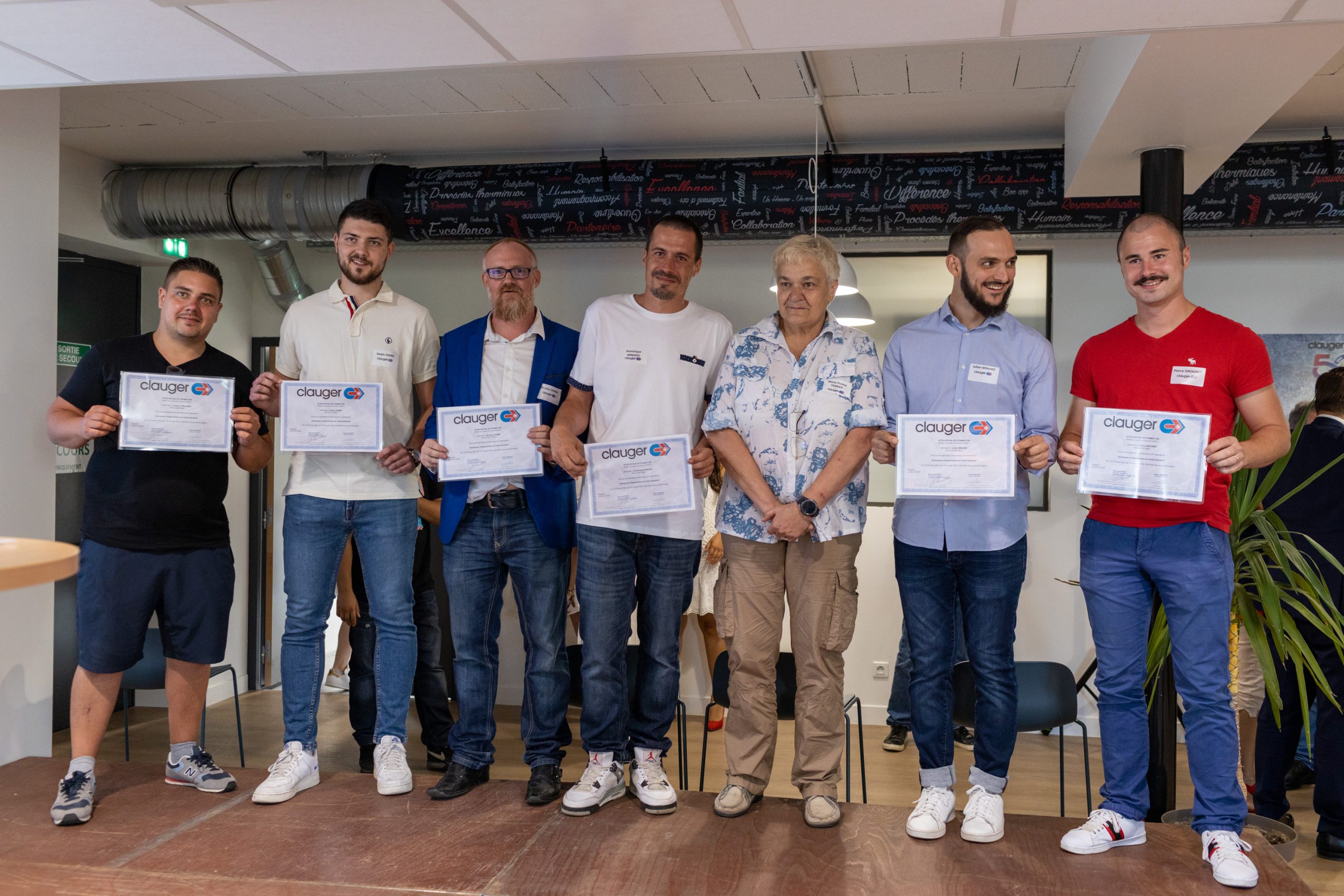 La 1ère cérémonie de remise des diplômes TIFI Clauger (titre professionnel "Technicien d’Intervention en Froid Industriel" du Ministère du Travail) s’est déroulée ce mardi 28 juin dernier.