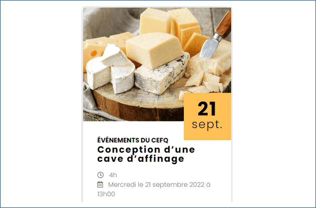 Causerie Fromagère su rle thème : Conception d'une cave d'affinage et importance du traitement de l'air