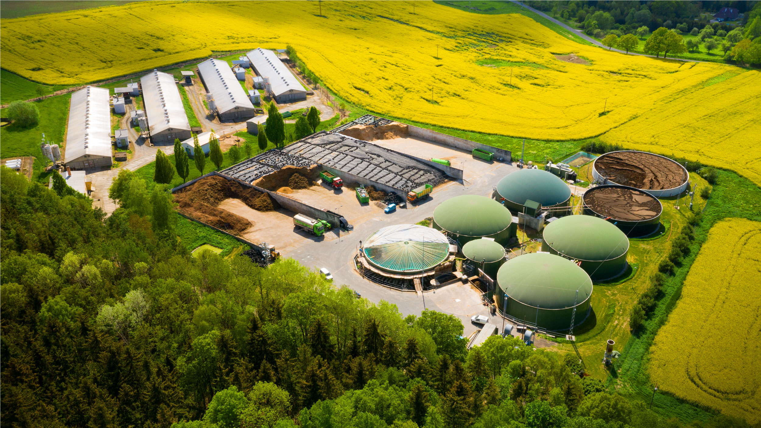 Unité de méthanisation pour la production de Biogaz