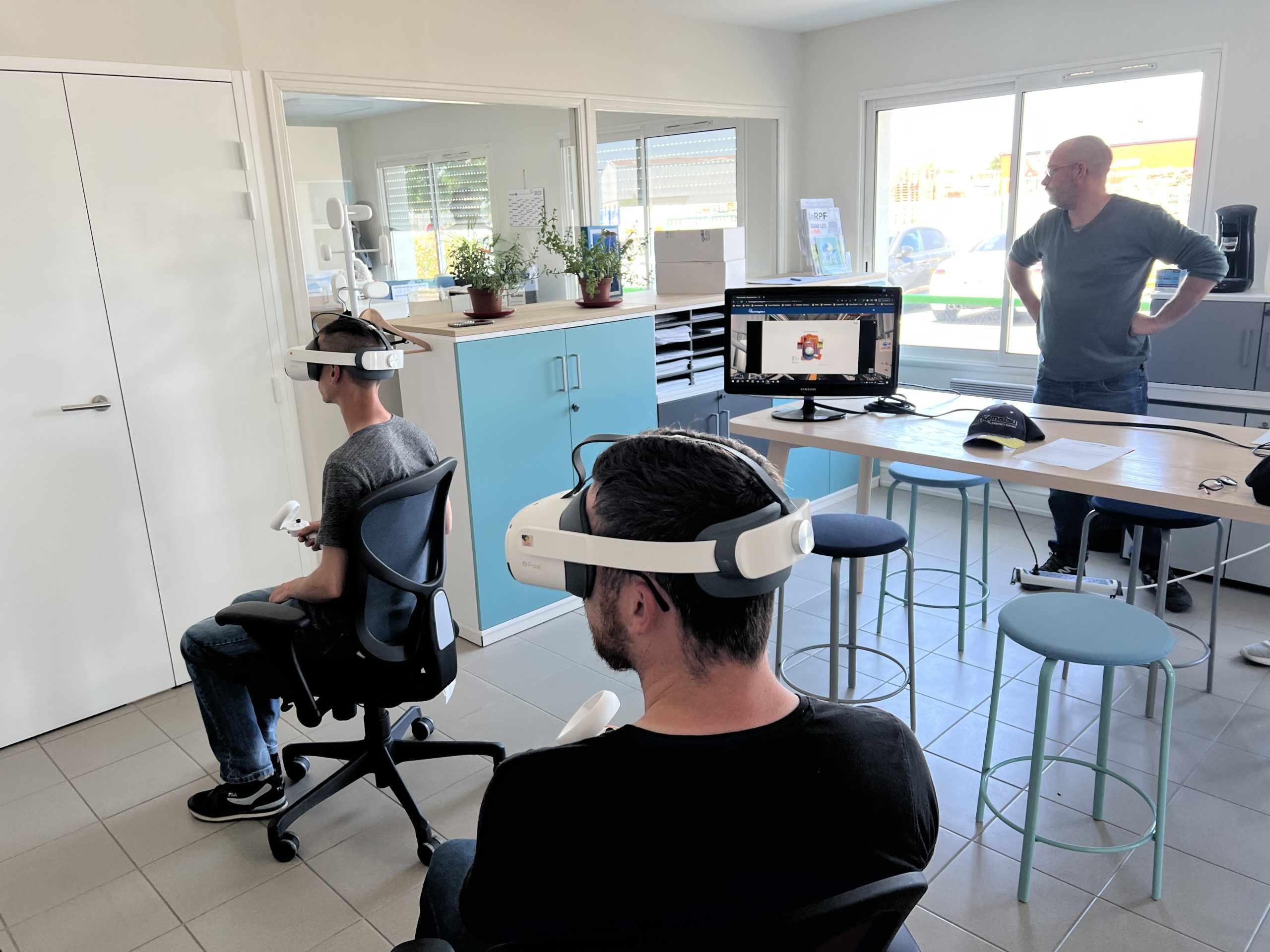 Retour en image sur notre première expérience de formation immersive grâce à la réalité virtuelle.